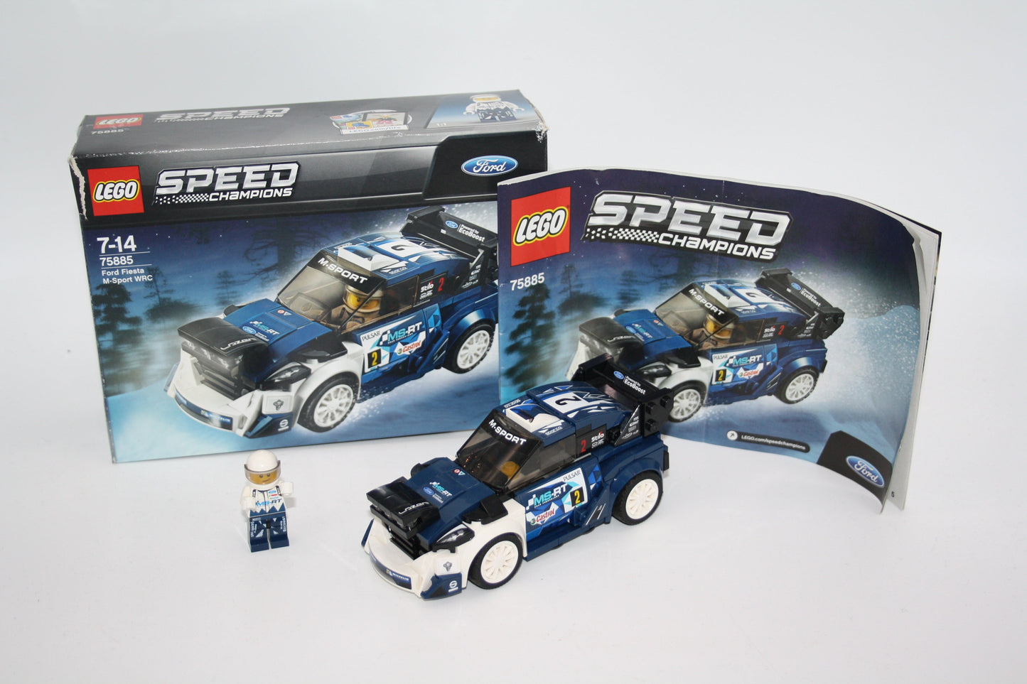 LEGO® Speed Champions - Set 75885 Ford Fiesta M-Sport WRC Retired + BA & OVP - Minecraft