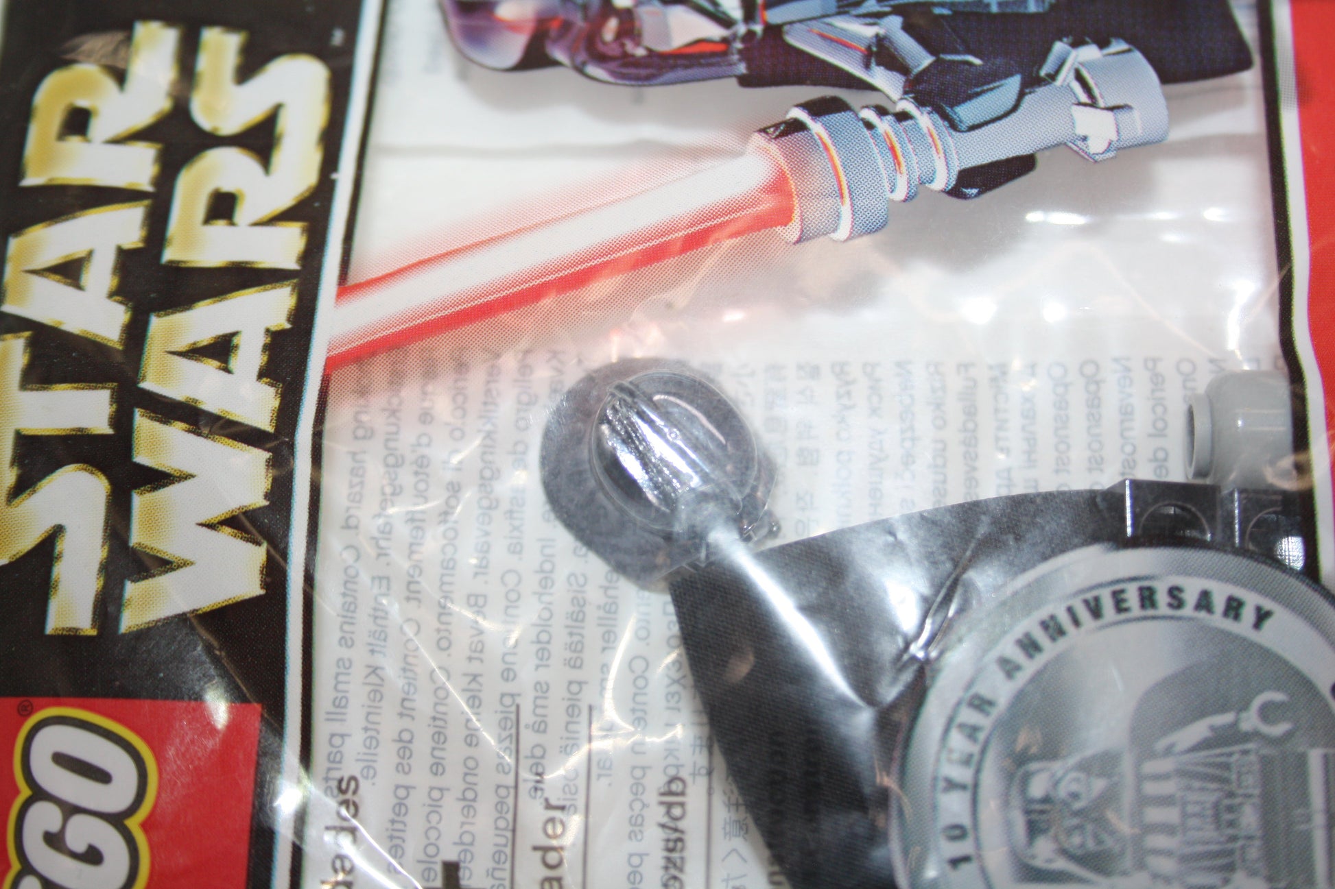 LEGO® Star Wars - 4547551 Darth Vader Chrom 10 Year Anniversary - Minifigur im Polybag - neu/ungeöffnet - EOL - B-Ware