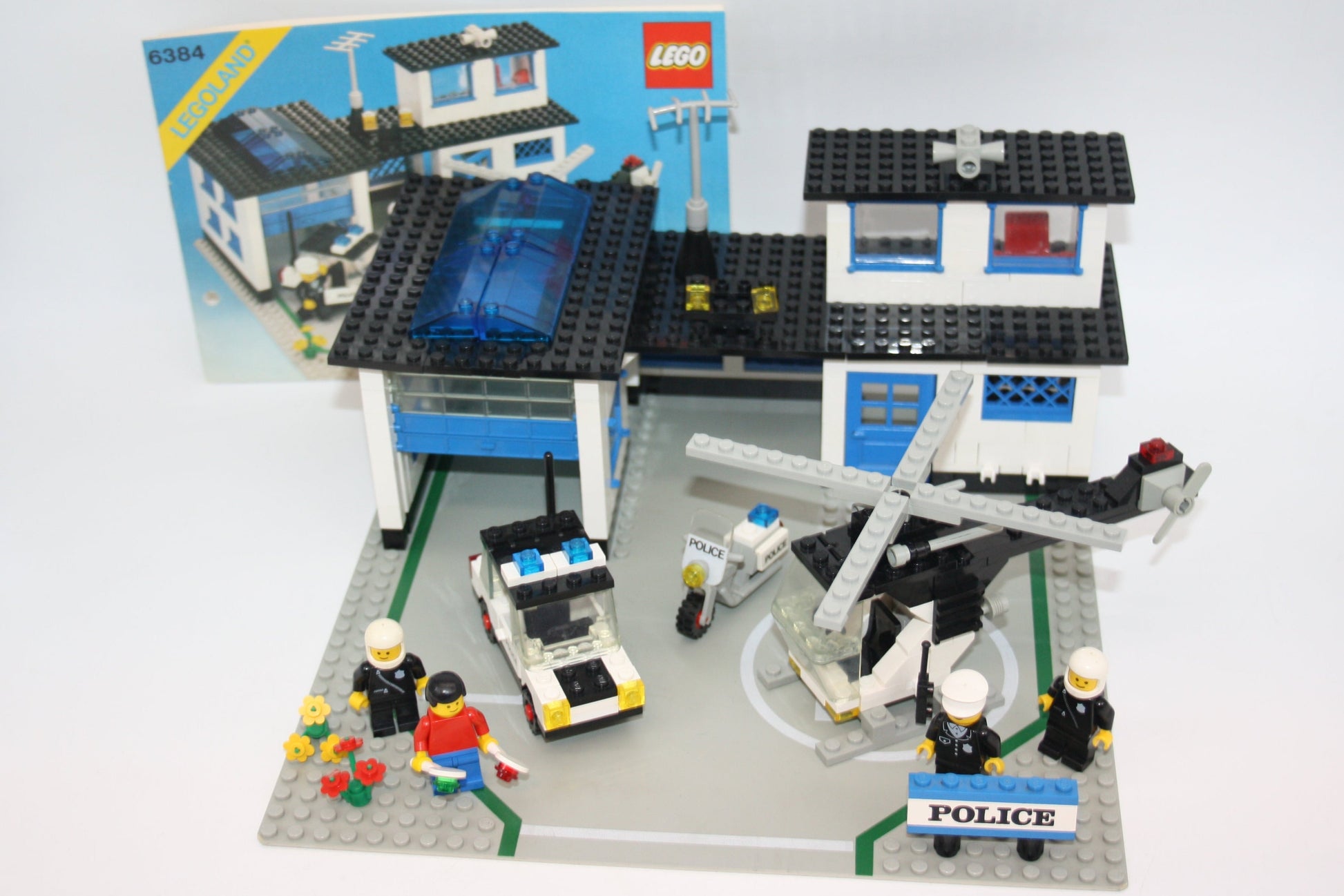 LEGO® System/City Set - 6384 Polizei Station - inkl. BA (Unvollständig) - City/System Sets