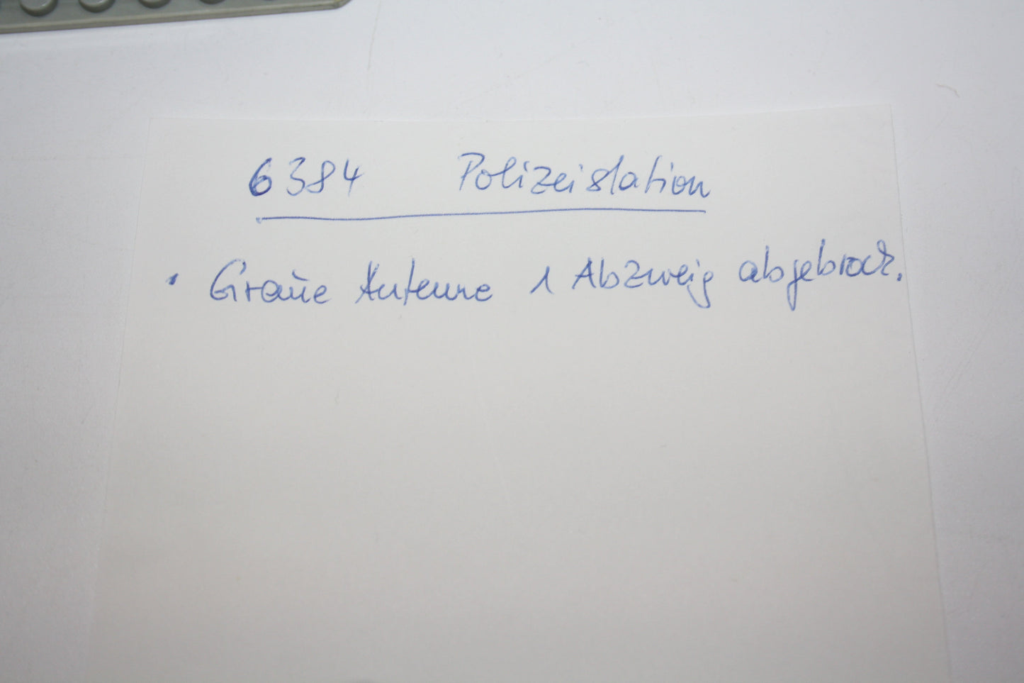 LEGO® System/City Set - 6384 Polizei Station - inkl. BA (Unvollständig) - City/System Sets