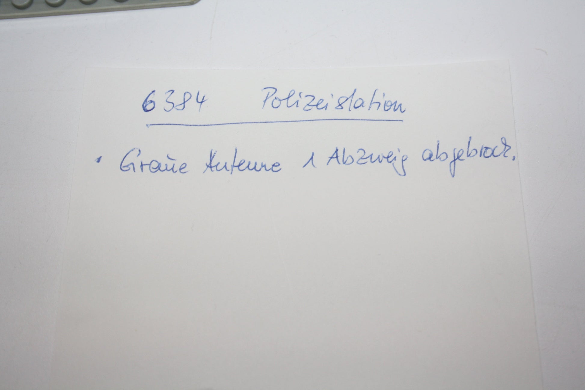 LEGO® System/City Set - 6384 Polizei Station - inkl. BA (Unvollständig) - City/System Sets
