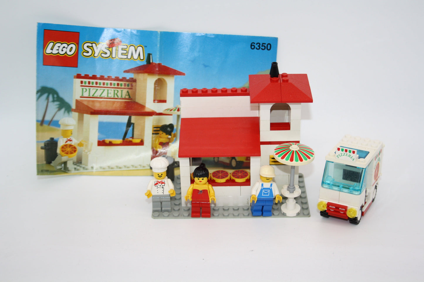 LEGO® System - Set 6350 Pizza to Go + BA - Häuser/Gebäude