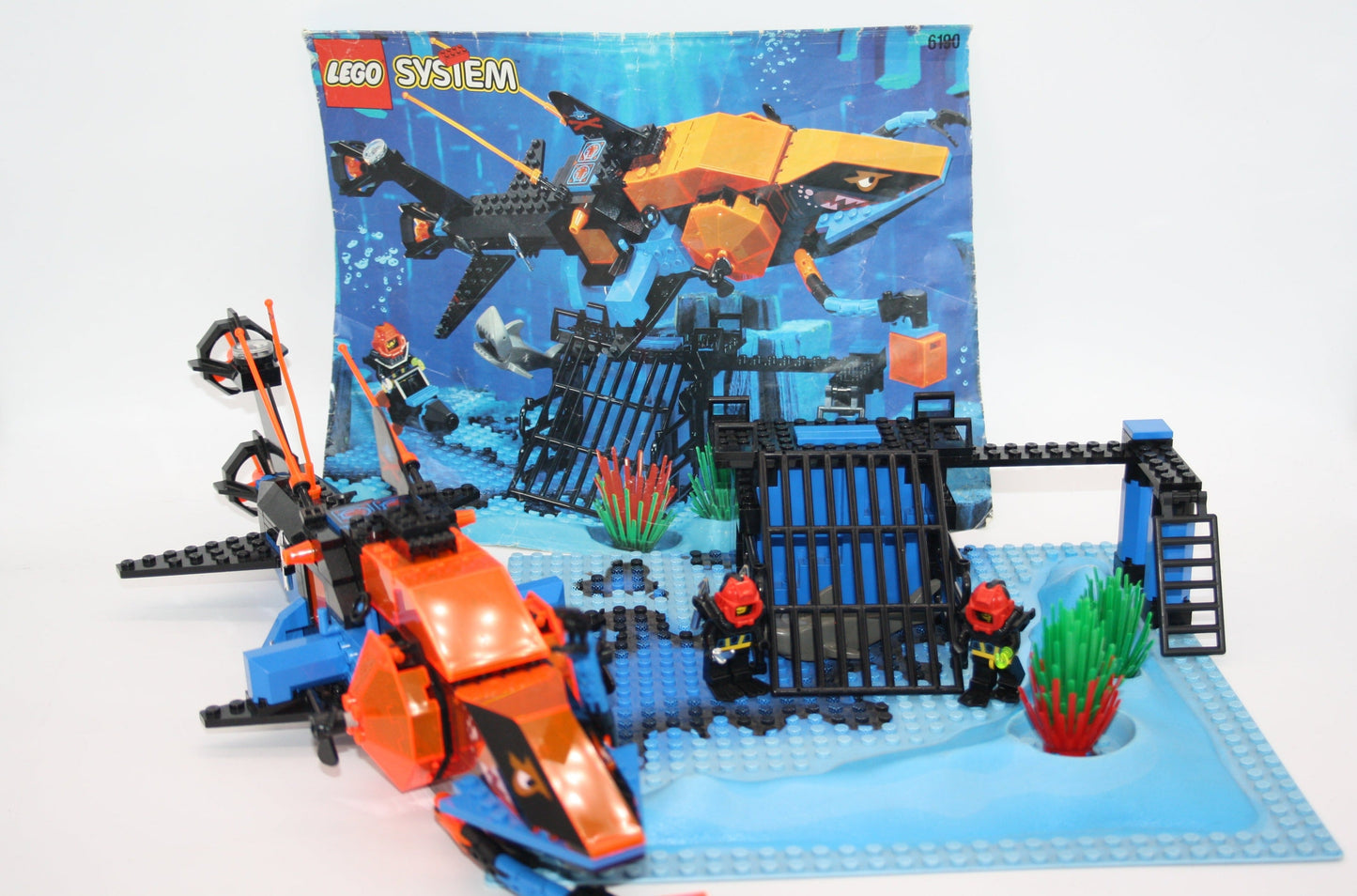 LEGO® Systeme - 6190 Aquazone Shark’s Crystal Cave - inkl. BA - Aquazone