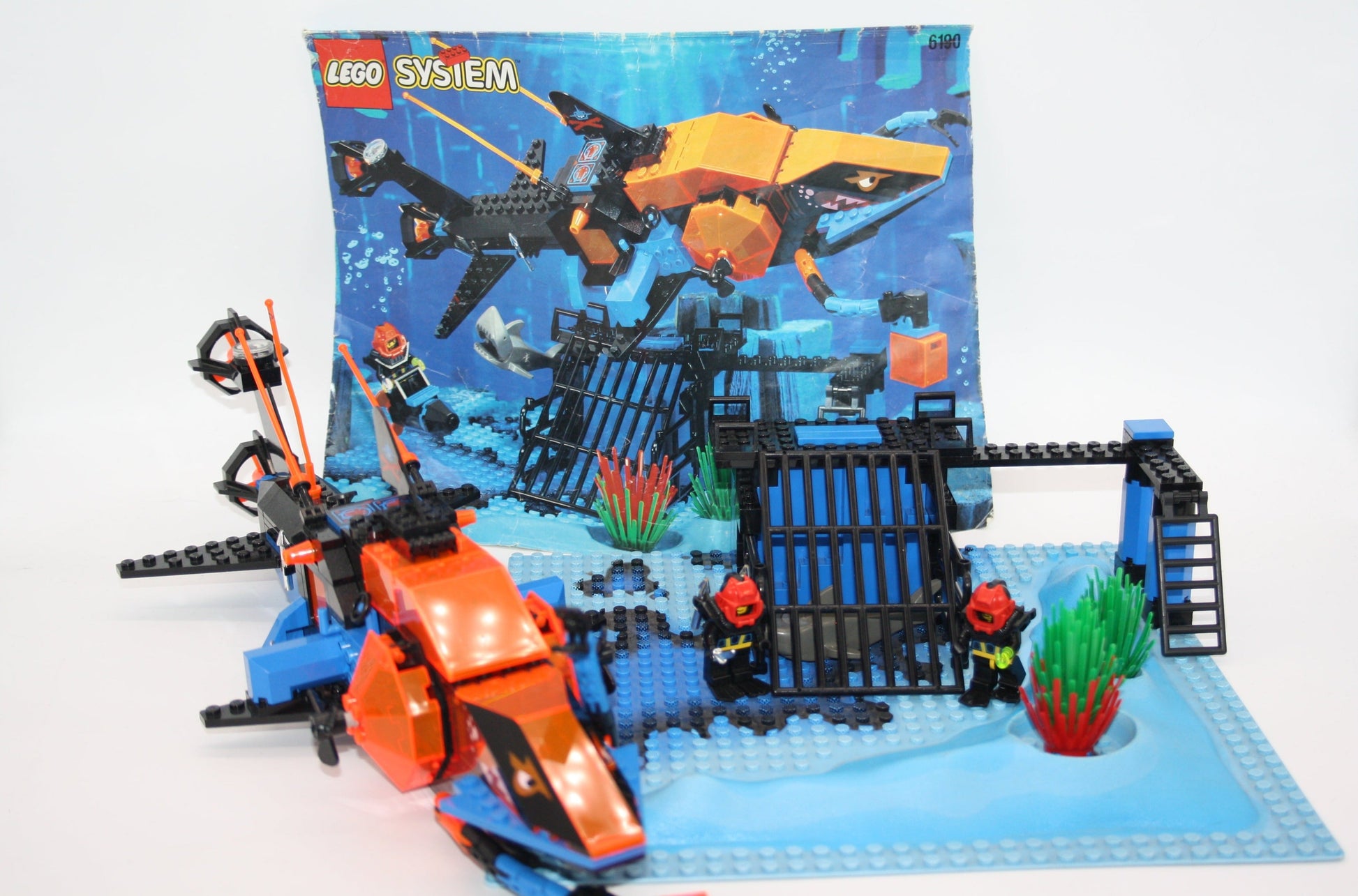 LEGO® Systeme - 6190 Aquazone Shark’s Crystal Cave - inkl. BA - Aquazone