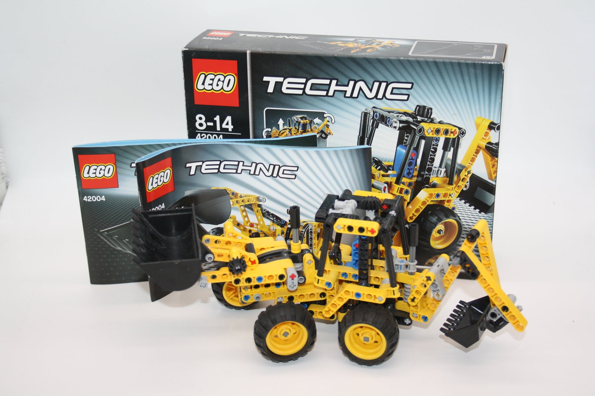LEGO® - Technic Set - 42004 Mini Bagger/Teleskoplader/Baggerlader - inkl. BA & OVP - Technik