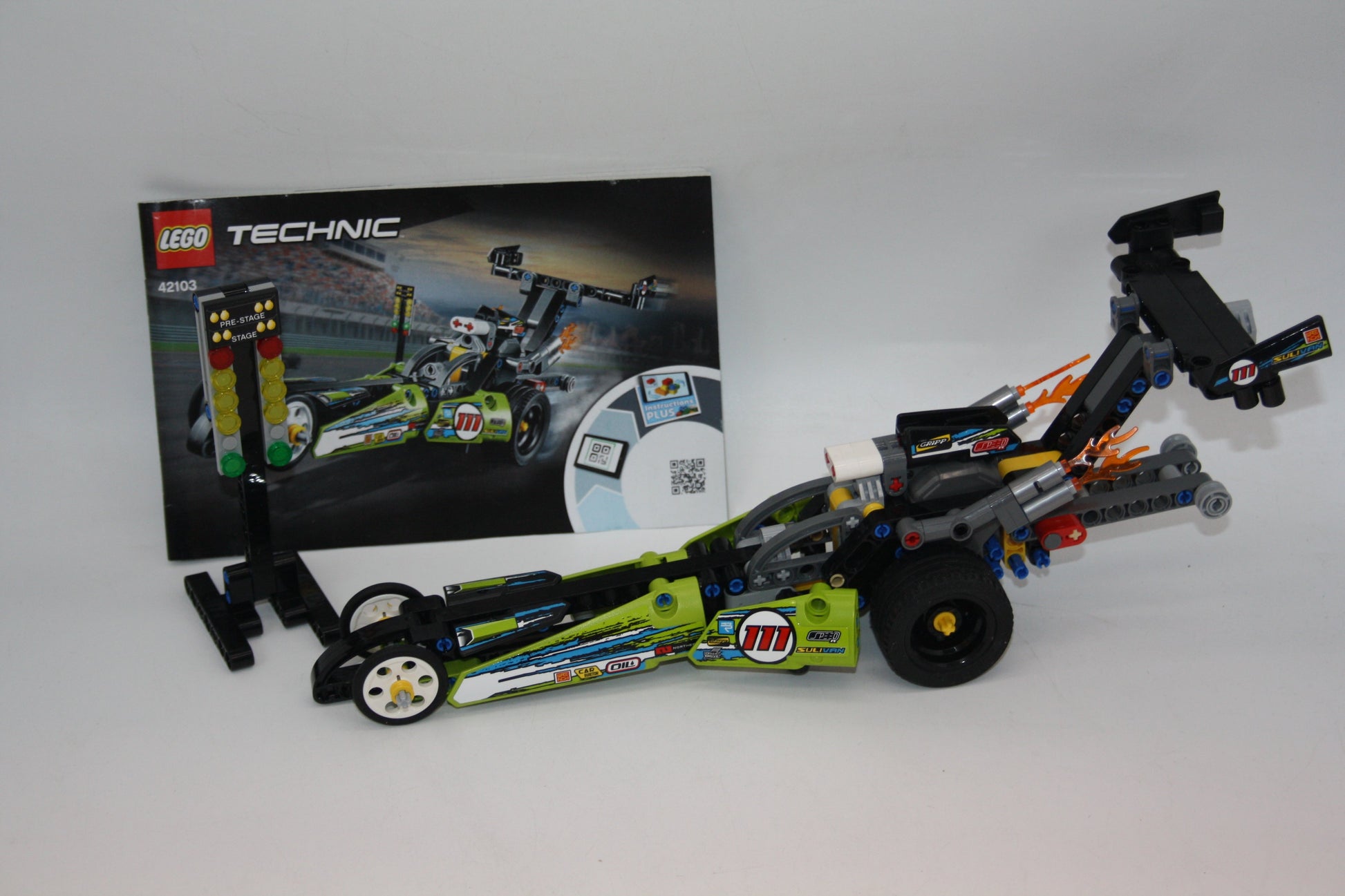 LEGO® - Technic Set - 42103 Dragster Rennauto - inkl. BA - Fahrzeuge