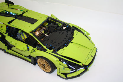 LEGO® - Technic Set - 42115 Lamborghini Sián FKP 37 + Lichtpaket - inkl. BA & OVP - Fahrzeuge