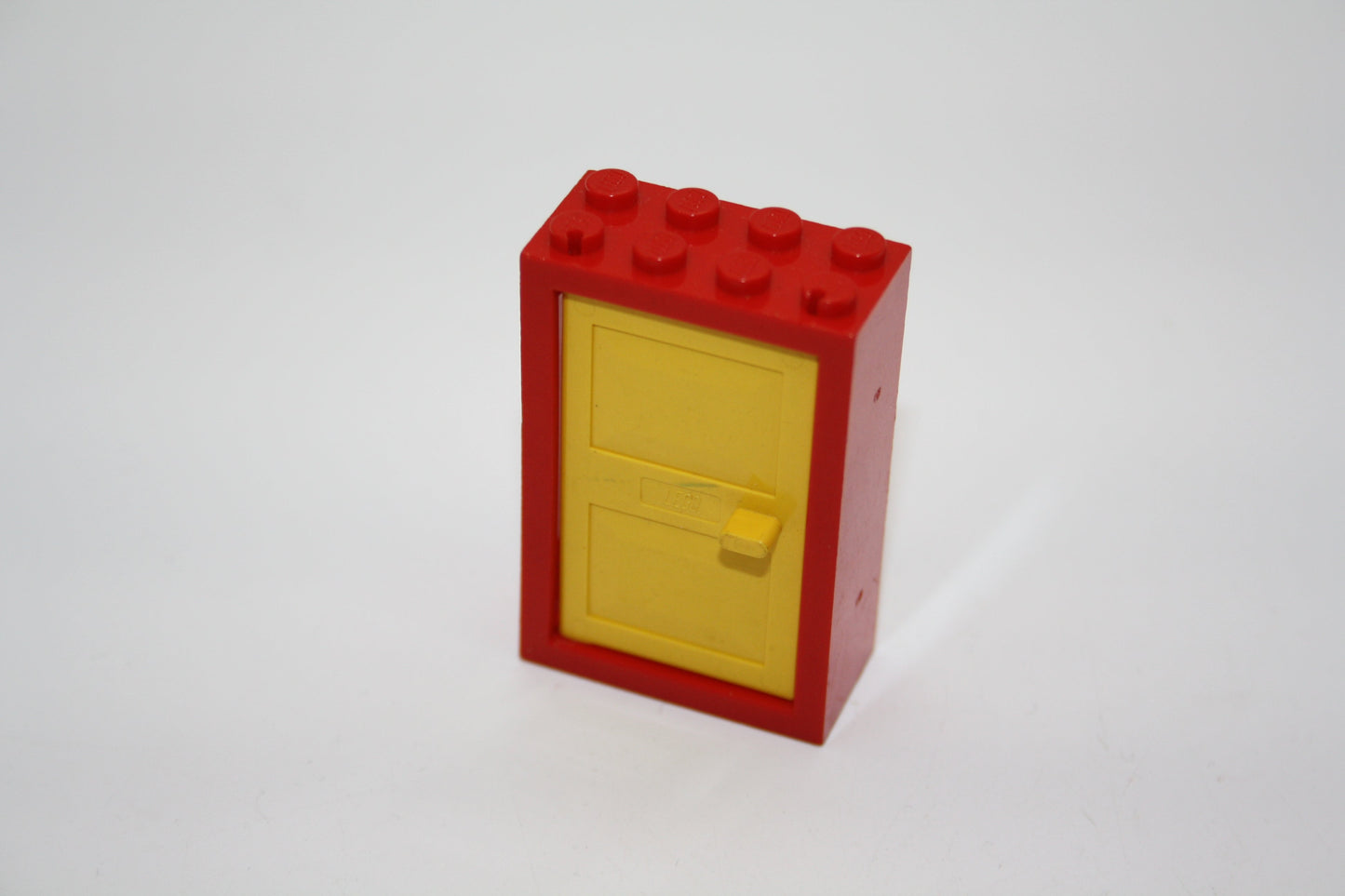 LEGO® - Tür (2x4x5) - 4130c - versch. Farben - roter Rahmen-gelbe Tür - Einzelteile - Accessoires
