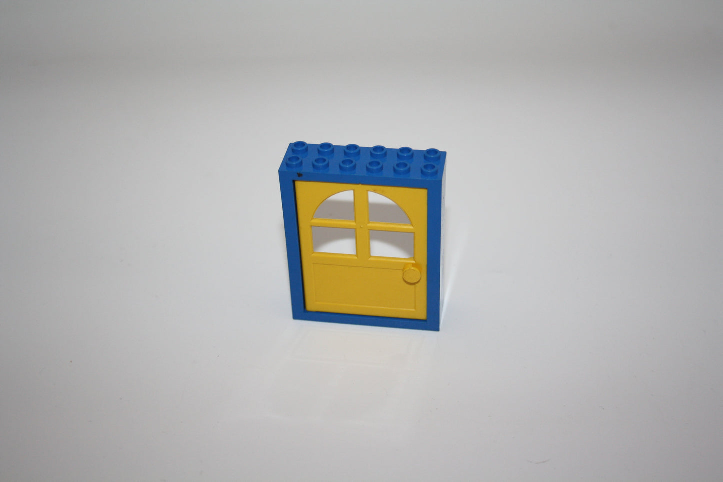 LEGO® - Tür (2x6x6) Tür mit Bogenfenster - 6235c - versch. Farben - blauer Rahmen-gelbe Tür - Einzelteile - Accessoires