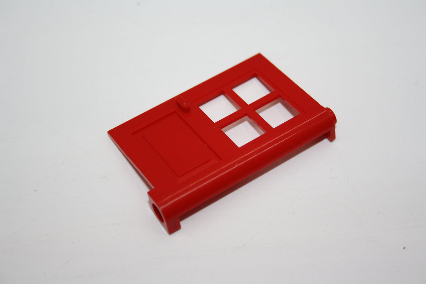 LEGO® - Tür/Haustür mit Fenstern (1x4x5) - 3861 - versch. Farben - rot - Einzelteile - Fenster/Türen