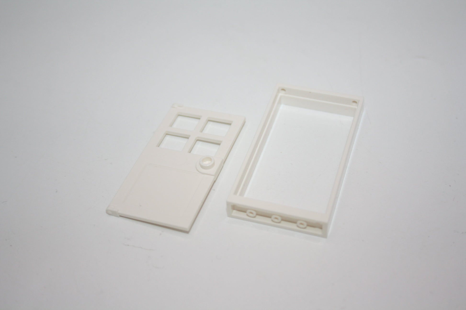 LEGO® - Tür mit Rahmen (1x4x6) - 60623 + 30179 - weiß - Türen/Tore