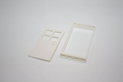 LEGO® - Tür mit Rahmen (1x4x6) - 60623 + 30179 - weiß - Türen/Tore