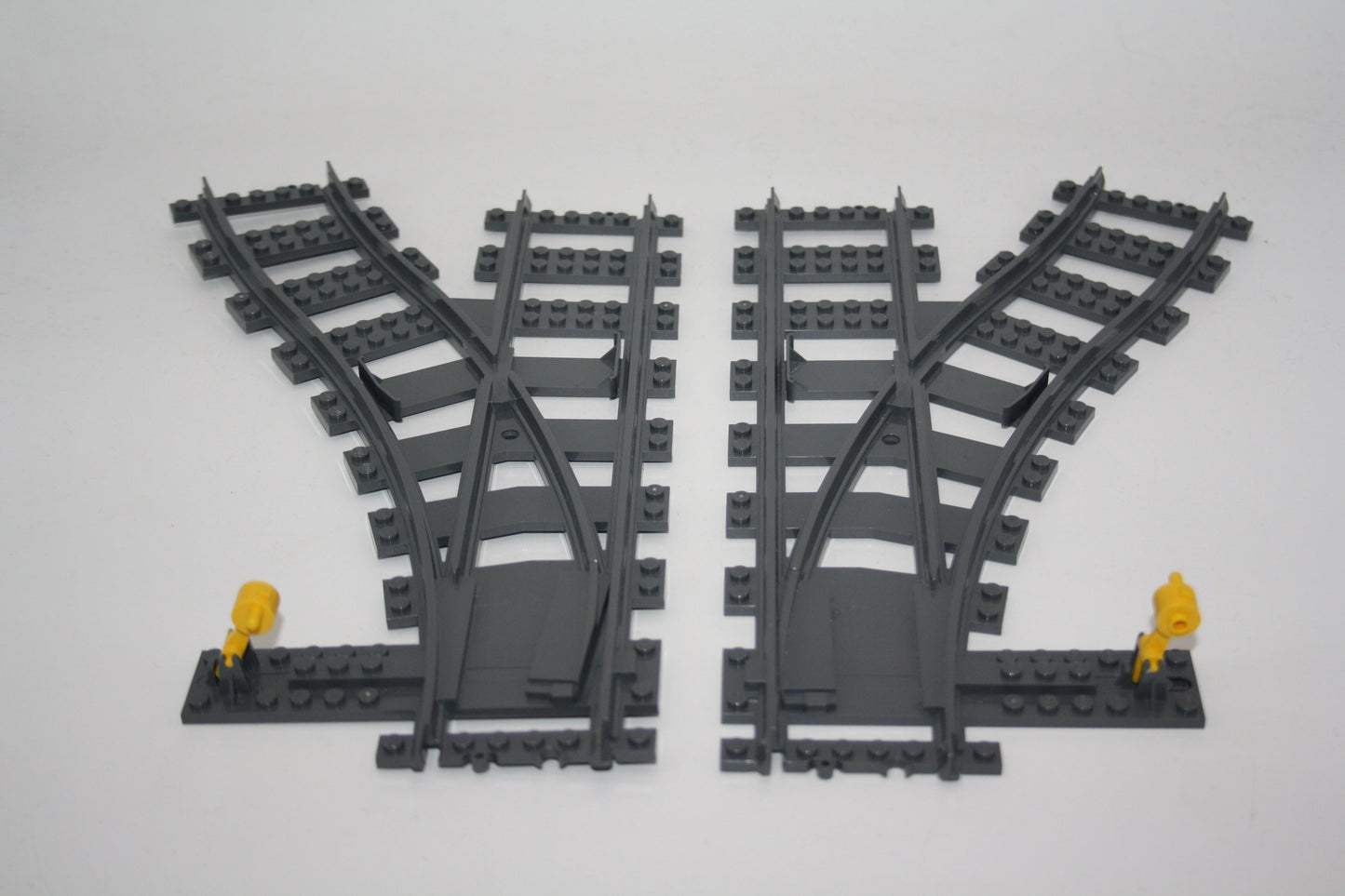 LEGO® - Weichen mit Stellstein - versch. Seiten - Schienen - Eisenbahn - Schienen