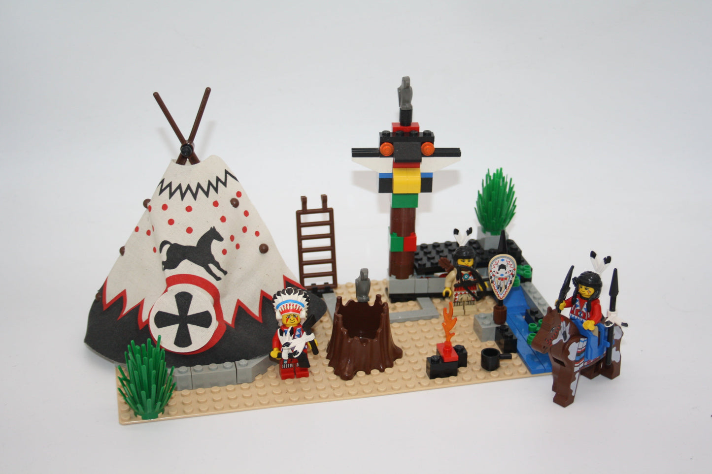 LEGO® Western Set - 6746 Indianer Häuptlingszelt Chiefs Tipi (Unvollständig) - Western Sets
