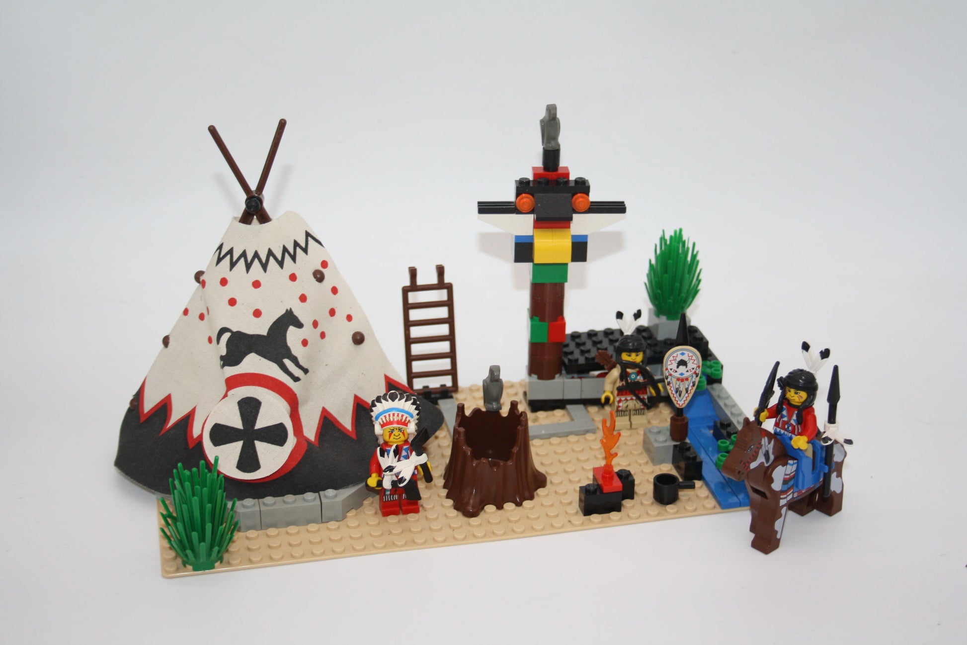 LEGO® Western Set - 6746 Indianer Häuptlingszelt Chiefs Tipi (Unvollständig) - Western Sets