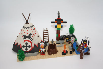 LEGO® Western Set - 6746 Indianer Häuptlingszelt Chiefs Tipi (Unvollständig) - Western Sets