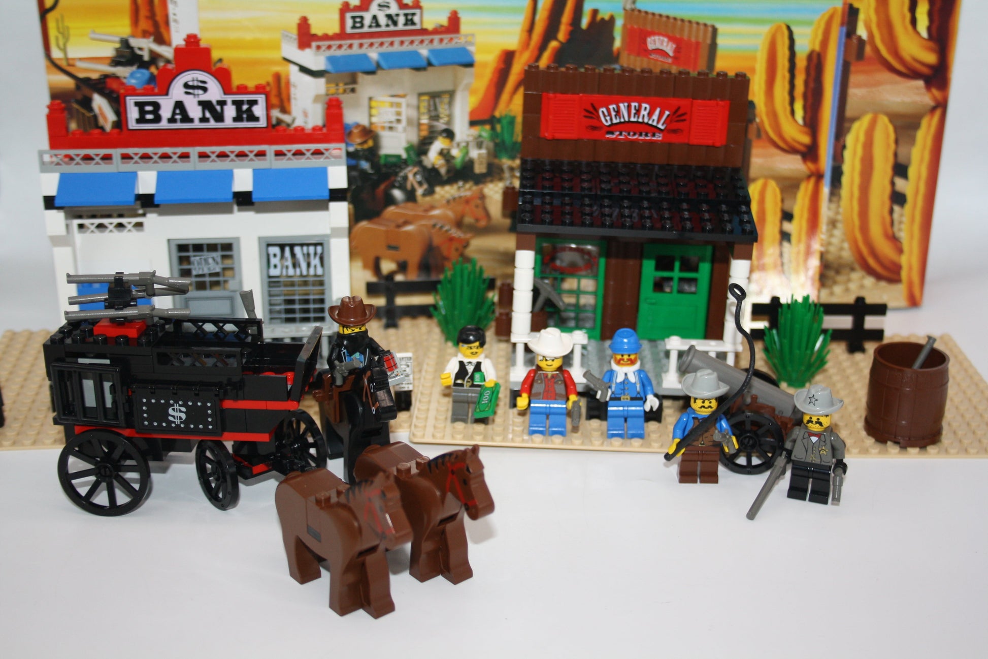 LEGO® Western - Set 6765 Gold City Junction - Wilder Westen/Wild West - inkl. BA & OVP - Western
