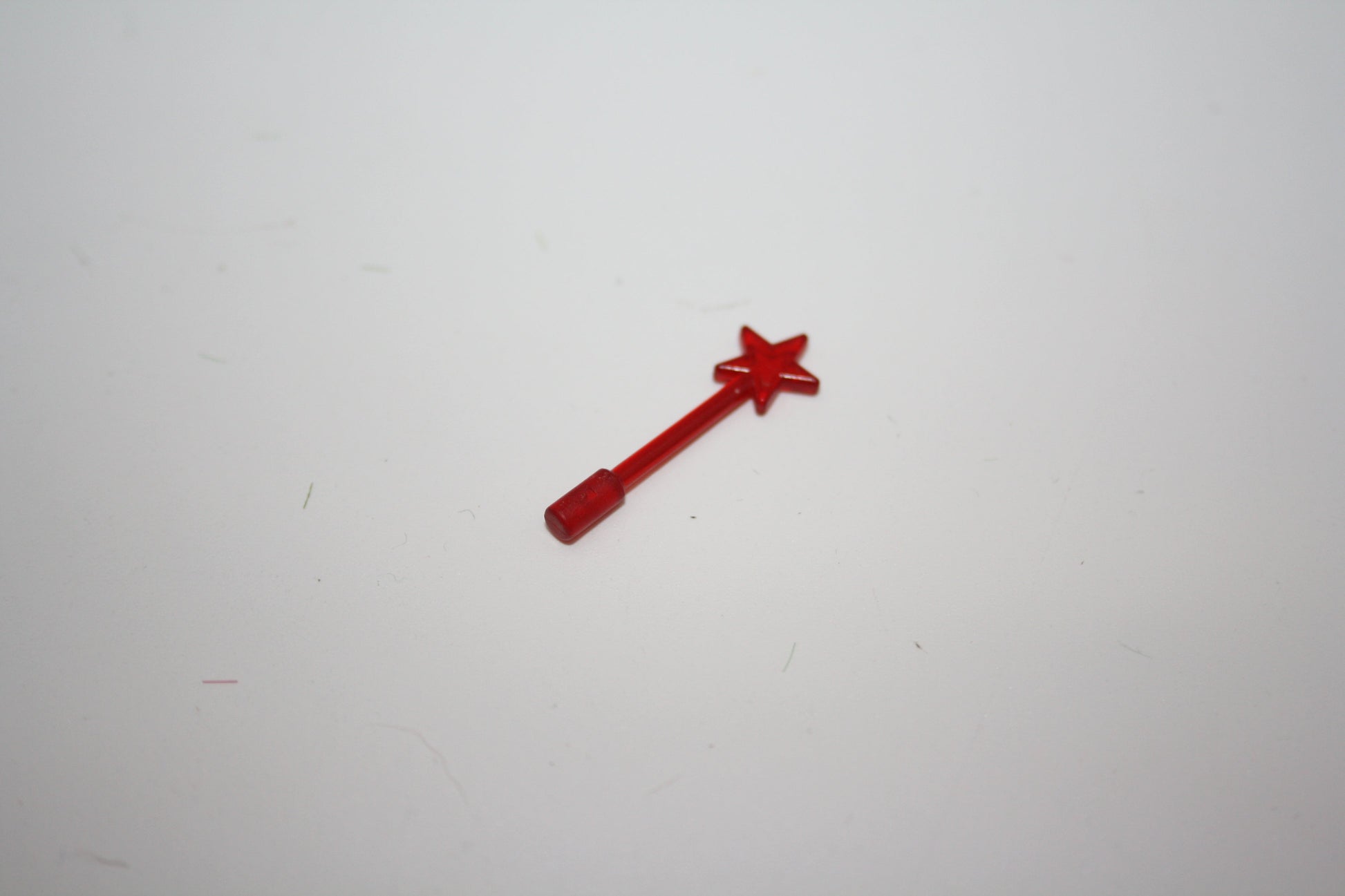 LEGO®- Zauberstab - versch. Farben - 6124 - Waffen - Accessoires/Zubehör - rot-transparent - Waffen