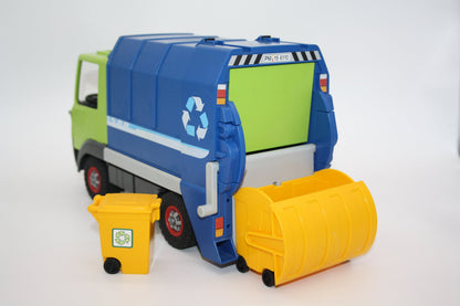 Playmobil® - Müllabfuhr/Müllwagen m. zwei Tonnen - grüne Kabine - Playmobil - Fahrzeuge