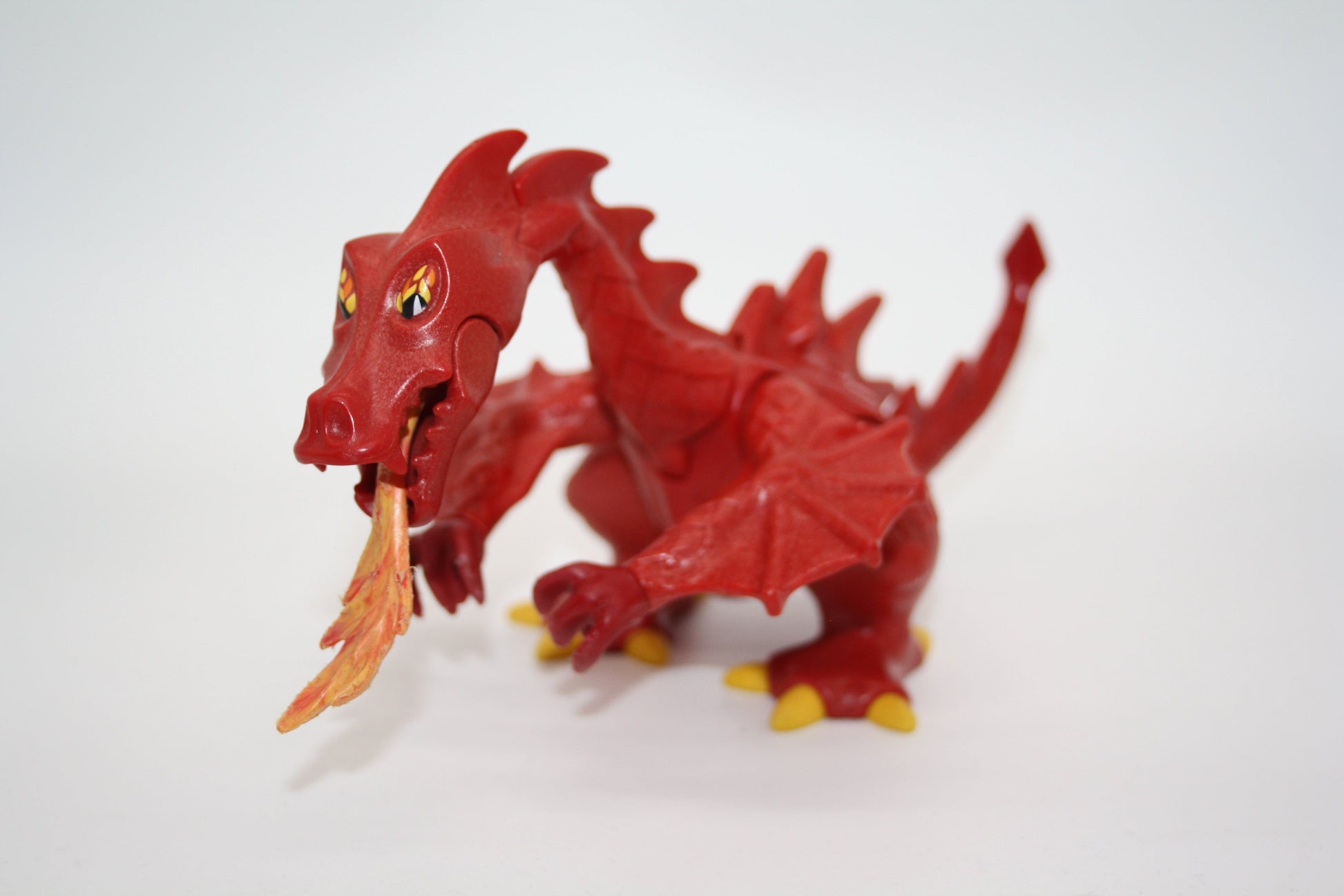 Playmobil® - roter Drache - bew. Kopf & Arme - Playmobil - Tiere