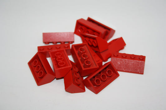 LEGO® - Schrägstein/Dachstein/Slope 45° (2x4) - rot - 3037 - 6x-13x Sparpaket