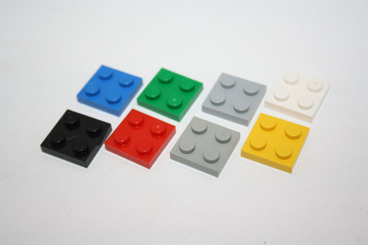 LEGO® - 2x2 Plate/Platte Basisplatte/Baseplate (4er) - 3022 - versch. Farben -Einzelteil