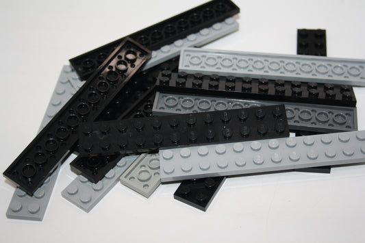 LEGO® - 2x12 Plate/Platte Basisplatte/Baseplate (24er) - 2445 - bunt gemischt - 6x-100x Sparpaket