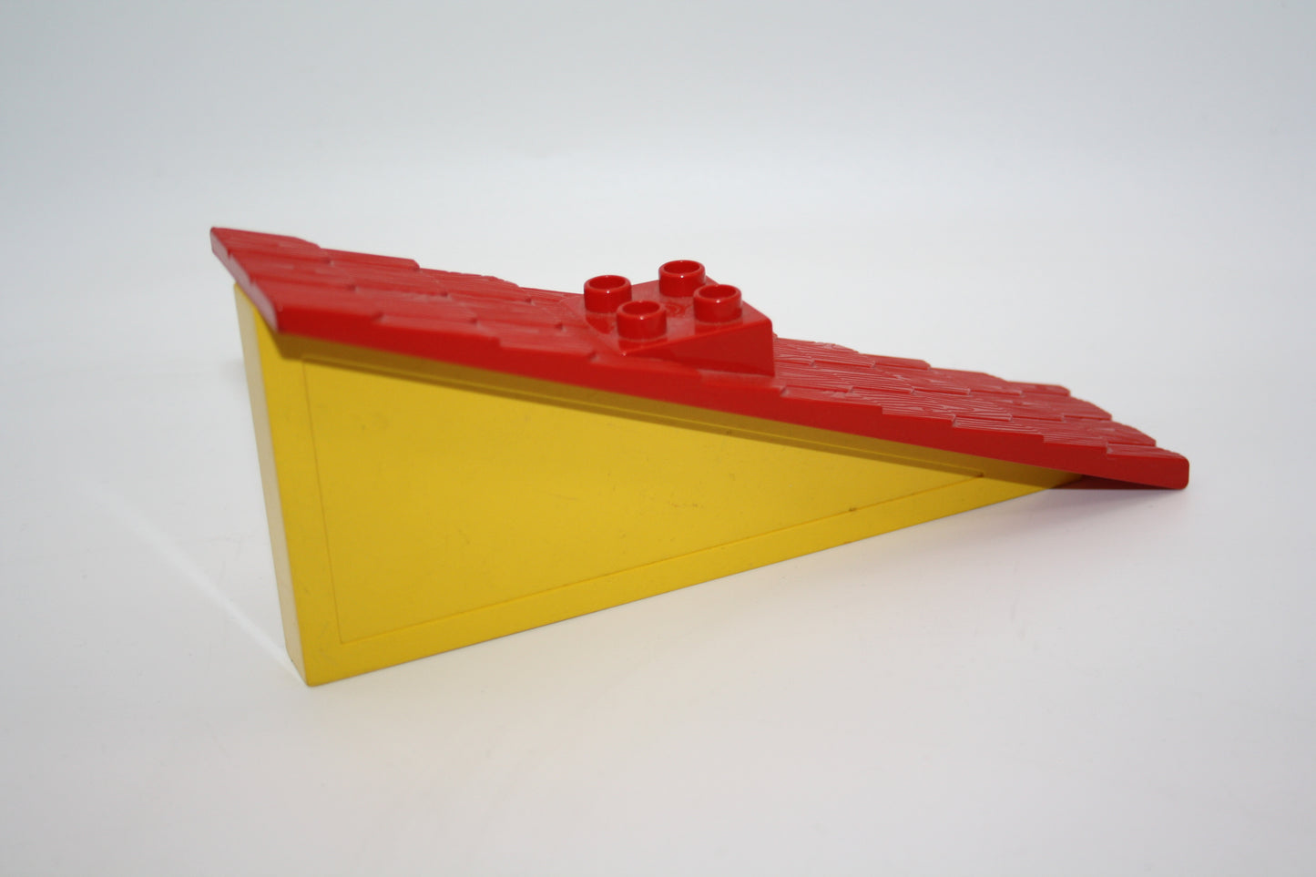 Duplo - Retro/Vintage Puppenhaus Dach/Schrägdach - gelb - große Teile