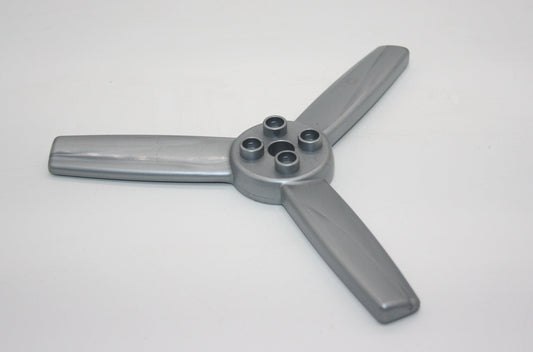 Duplo - gr. Windrad/Ventilator/Propeller - für alten Hubschrauber - silber - Ersatzteile/Zubehör