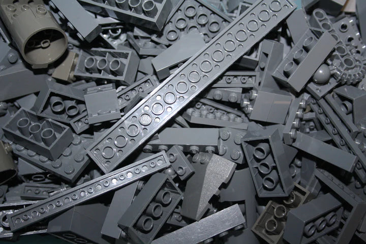 LEGO® - dunkelgrau/ dark grey - Farblich sortiert - 100g-1000g