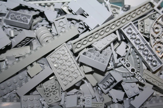 LEGO® - hellgrau/ light grey - Farblich sortiert - 100g-1000g