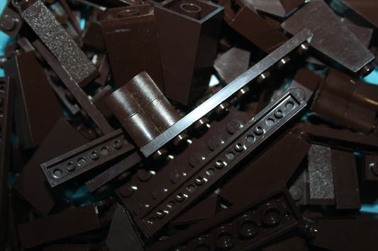 LEGO® - dunkelbraun/ dark brown - Farblich sortiert - 100g-1000g