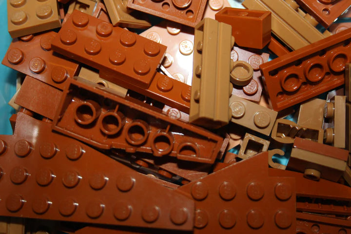 LEGO® - Nougat/Nugat hell & dunkel - Farblich sortiert - 100g-1000g