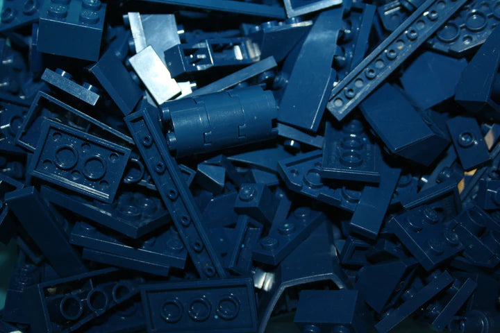 LEGO® - dunkelblau - Farblich sortiert - 100g-1000g