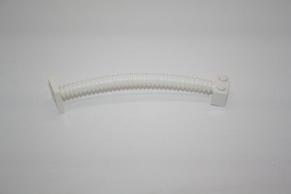 LEGO® - Lüftung/Schlauch/Plastikschlauch mit Fliese und 1x2 Stein mit Stift - weiß - Ersatzteile