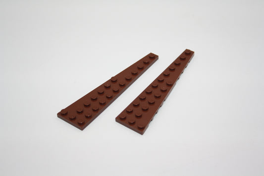 Kopie von LEGO® - Keil Platte (12x3/3x12) - rotbraun - 47397/47398
