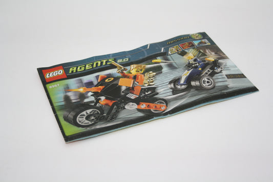 LEGO® Agents 2.0 - 8967 Goldzahns Flucht - OBA/Bauanleitung