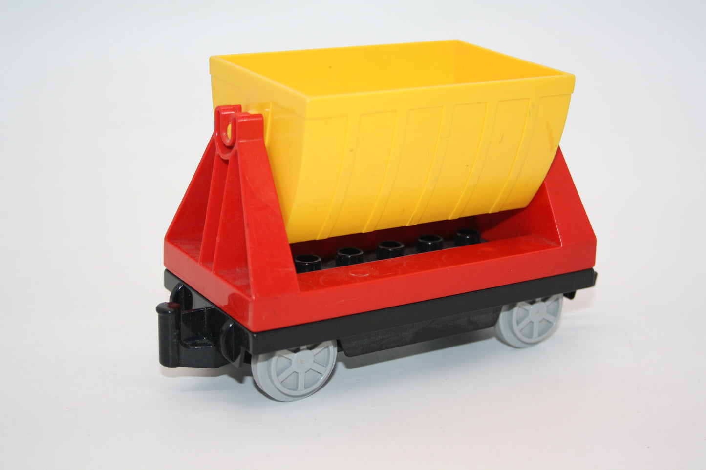 Duplo - Kipploren Wagen - rot/gelb - Eisenbahn - Wagon/Waggon