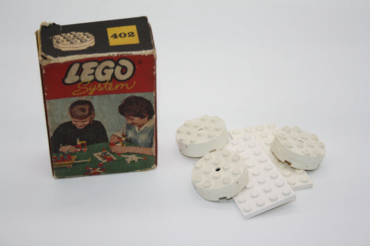 LEGO® Vintage - Set 402 weiße Platten - inkl. OVP