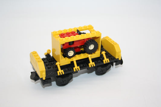 LEGO® Eisenbahn 9V - Waggon/Wagon mit Traktor - aus 4563 - LOK/Wagon