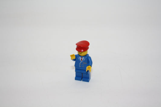 LEGO® System - Lokführer - blaue Hose - blaues Oberteil - Minifigur - aus 4563