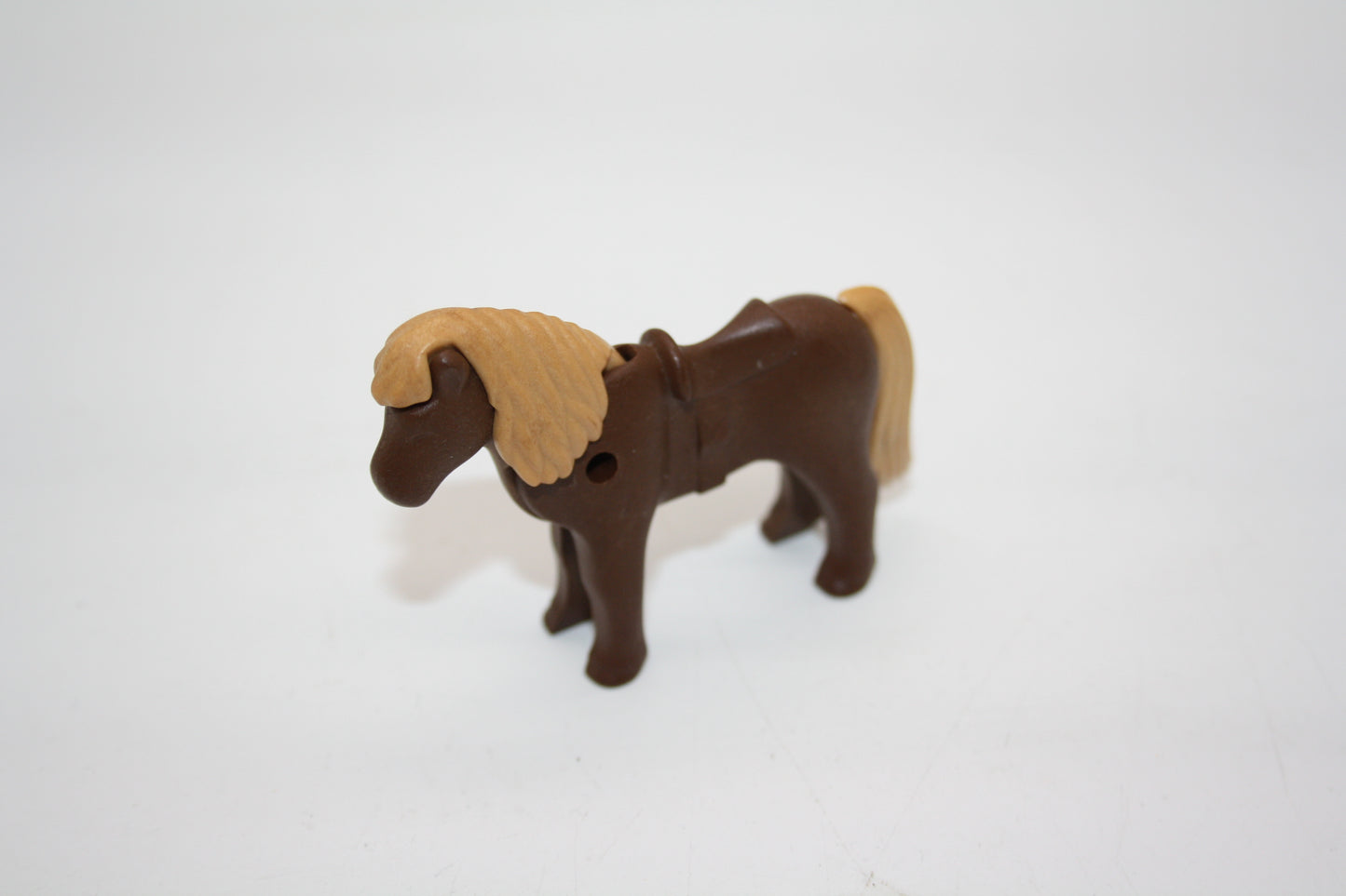 Playmobil® - altes braunes Fohlen/Pony mit beweglichem Kopf - Pferd - braun