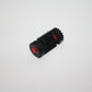 LEGO® - Platte, modifiziert 2x2 mit roten Rädern mit schwarzen Reifen 15mm - 122c01assy2 - Reifen/Räder