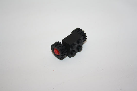 LEGO® - 2x2x1 Achse mit kleinen Offroad Reifen - 3137c01assy2- schwarz - Reifen/Räder