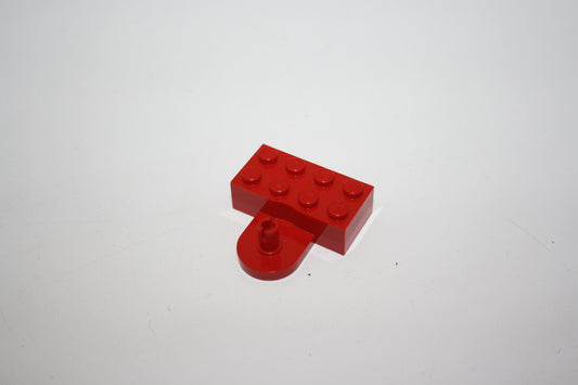 LEGO® - Ziegelstein, modifiziert 2 x 4 mit Kupplung, männlich - rot - 4747 - Platten