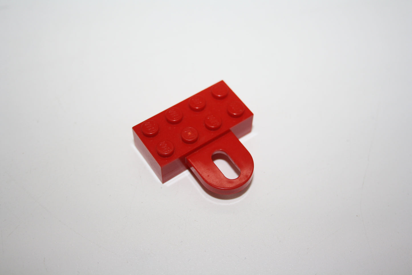 LEGO® - Ziegelstein, modifiziert 2 x 4 mit Kupplung, Buchse - rot - 4748 - Platten