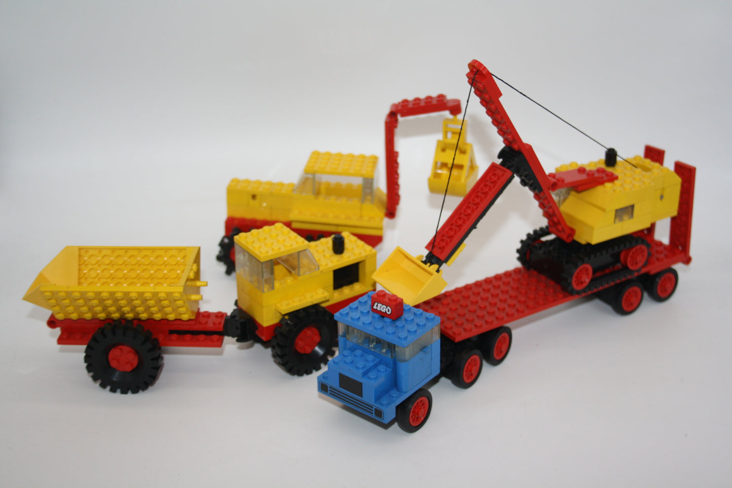 LEGO® Vintage Set - 730 Sattelschlepper + Schaufelbagger (Unvollständig)