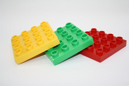 Duplo - 4x4 Platten  - versch. Farben - Bauplatten - Grundplatten