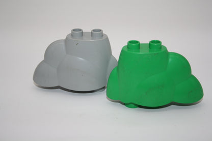 Duplo - Baumkronen/Felsen - versch. Farben - Pflanzen/Bäume - Grünzeug