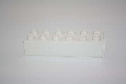 Duplo - 12er Steine (2x6 Noppen) - versch. Farben - Grundbausteine - einzelne Steine